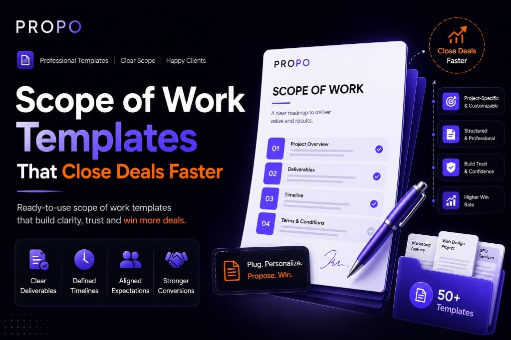 Scope of Work Templates That Close Deals Faster